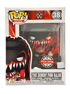 WWE Funko Pop Figure - "The Demon" Finn Balor #38 * Hand Signed *