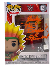 WWE Funko Pop Figure - Ricky "The Dragon" Steamboat #121 * Hand Signed *