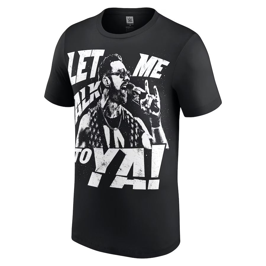 WWE LA Knight "Let Me Talk To Ya!" Authentic TShirt WrestlingStore