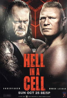 WWE - Hell In A Cell 2015 A4 Poster