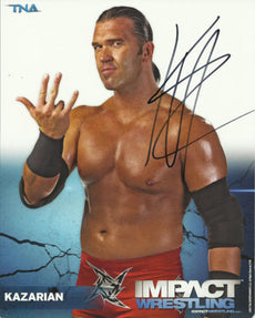 Signed Impact Wrestling - Kazarian - 8x10 - P28