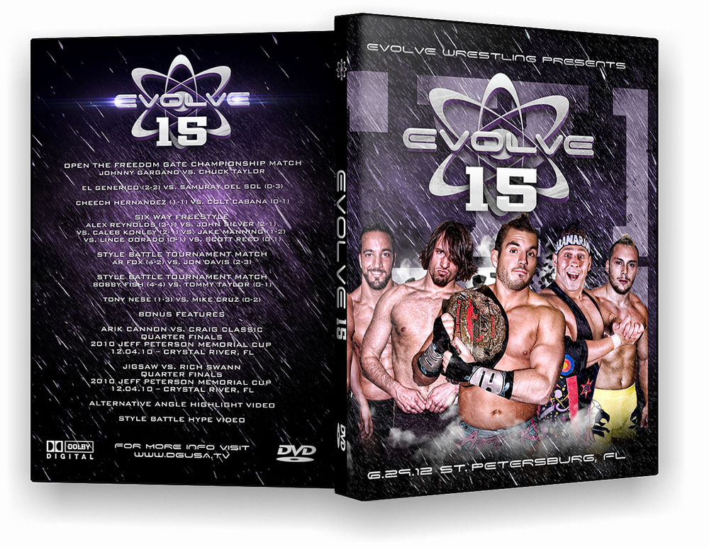 Evolve Wrestling - Volume 15 Event DVD