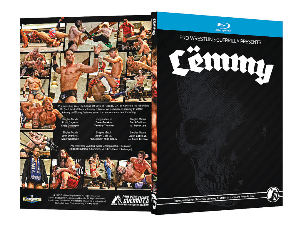 PWG - Lemmy 2016 Event Blu Ray