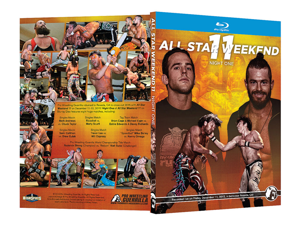 PWG - All Star Weekend XI Night 1 2015 Event Blu-Ray