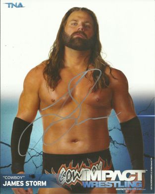 Signed Impact Wrestling - James Storm - 8x10 - P20 (B)