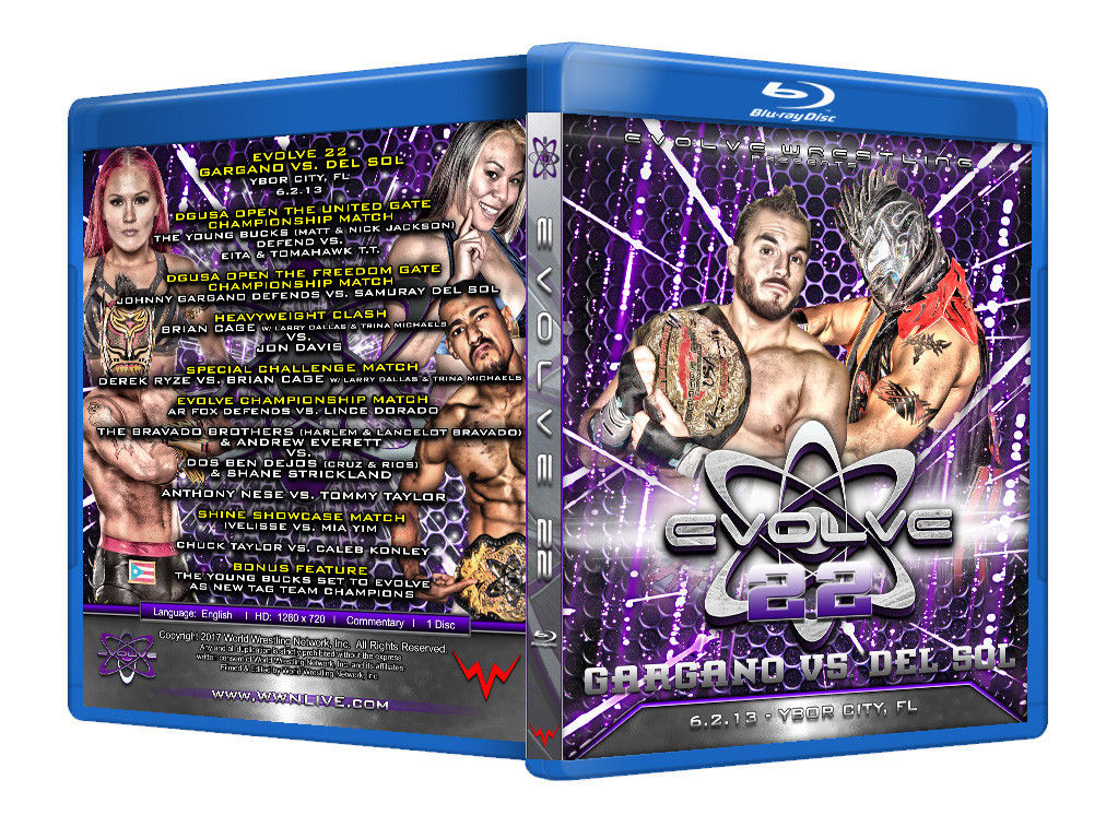 Evolve Wrestling - Volume 22 Event Blu Ray
