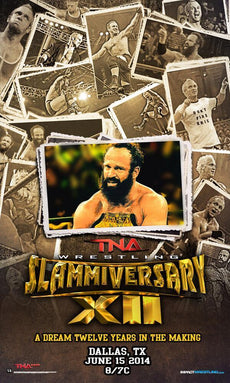 TNA - Slammiversary 2014 11x17" Advertising Bill Poster