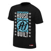 WWE - AJ Styles "The House that AJ Styles Built" Black Authentic T-Shirt