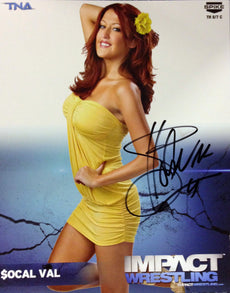 Signed Impact Wrestling - SoCal Val - 8x10 - P52C