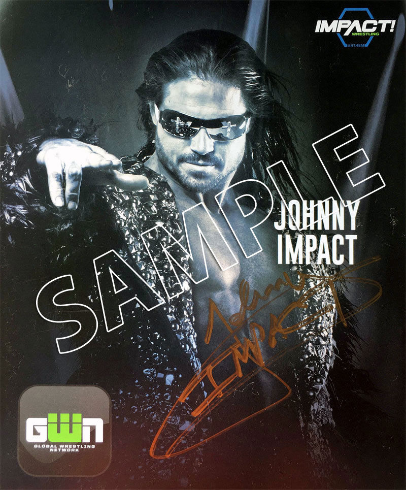 TNA - Impact 2018 Hand Signed Johnny Impact 8x10