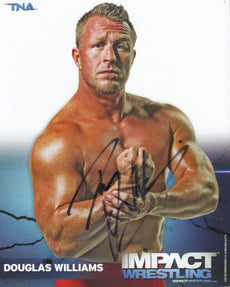 Signed Impact Wrestling - Douglas Williams - 8x10 - P14