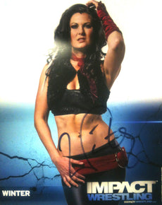 Signed Impact Wrestling - Winter - 8x10 - P60