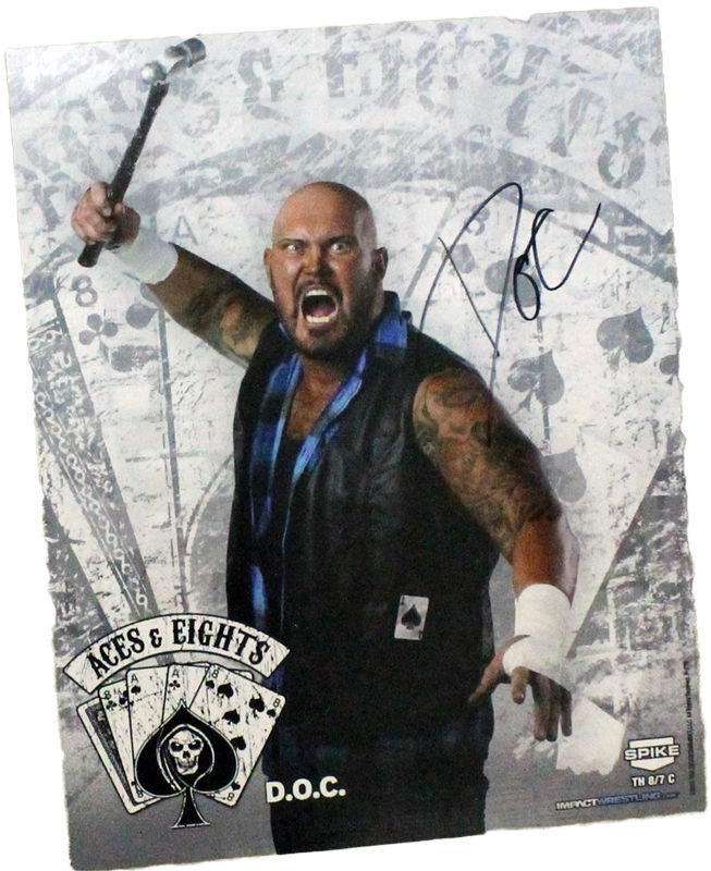 TNA - Aces & Eights D.O.C. Signed 8x10