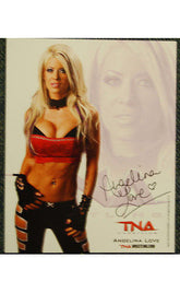 TNA Signed Angelina Love 8X10