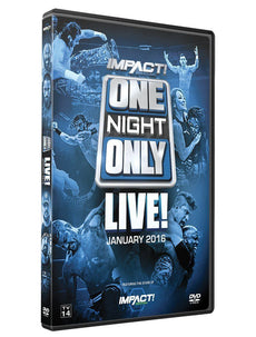 TNA - One Night Only: January LIVE! 2016 Event DVD