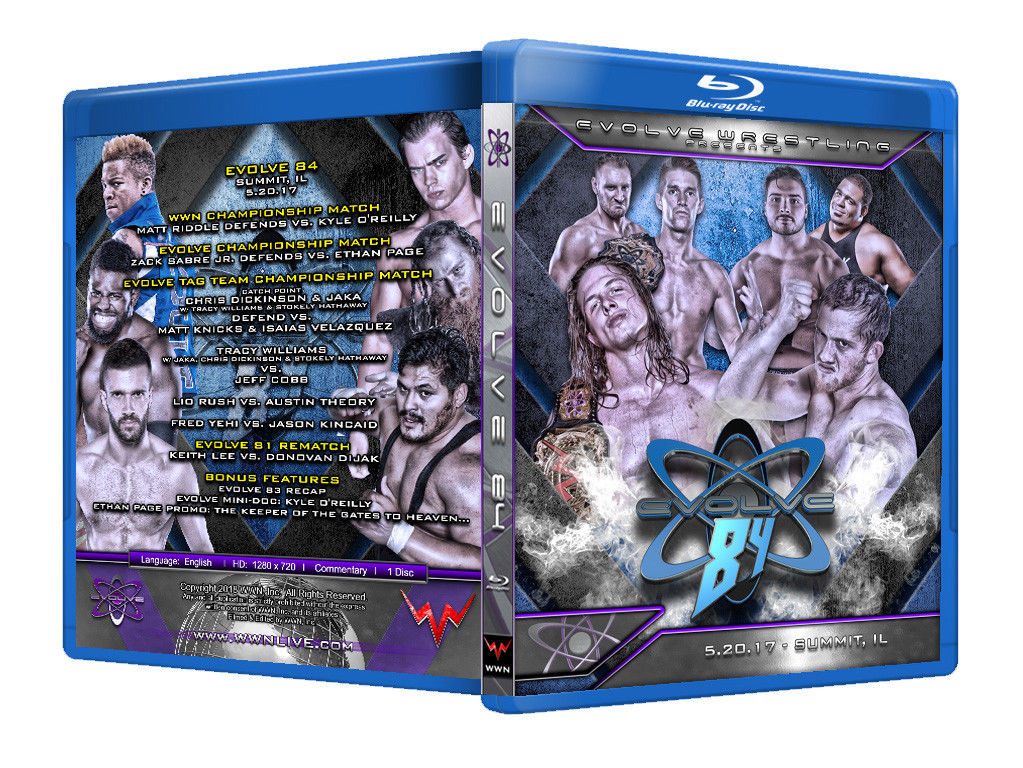 Evolve Wrestling - Volume 84 Event Blu Ray
