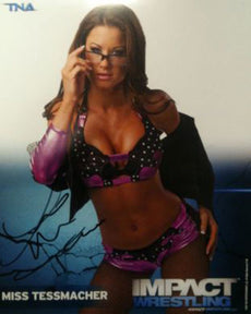 Signed Impact Wrestling - Miss Tessmacher - 8x10 - P38