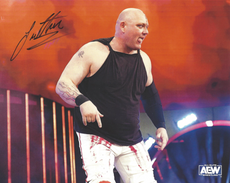 AEW - Luther Signed 8x10 Photo *inc Hologram*