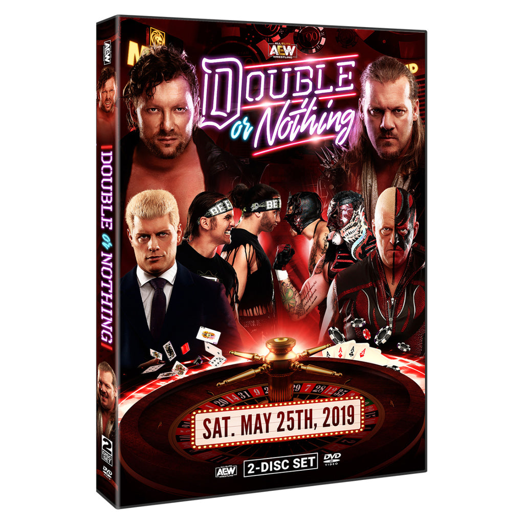 AEW - Double Or Nothing 2019 Event 2 Disc DVD Set