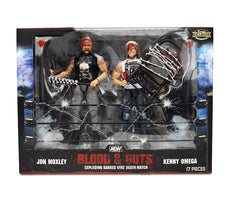 AEW : Exploding Barbed Wire Death Match (Kenny Omega & Jon Moxley) Ringside Exclusive Figure Set