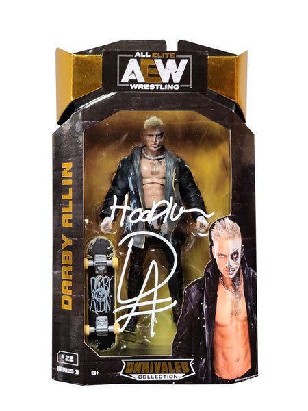 AEW : Unrivaled Series 3 : Darby Allin Figure * Hand Signed *