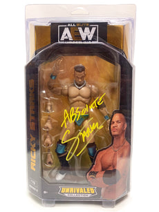 AEW : Unrivaled Series 9 : Ricky Starks Figure * Hand Signed *