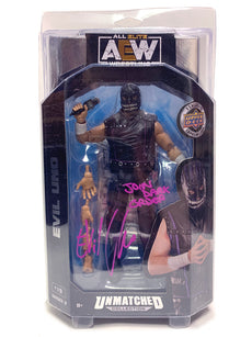 AEW : Unmatched Series 3 : Evil Uno Figure * Hand Signed *