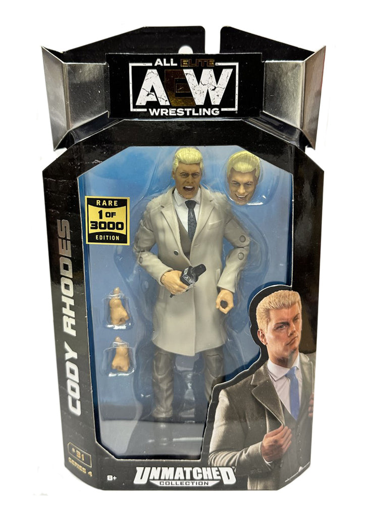 AEW : Unmatched Series 4 : Cody Rhodes Figure - 1 of 3000 Chase Varian –