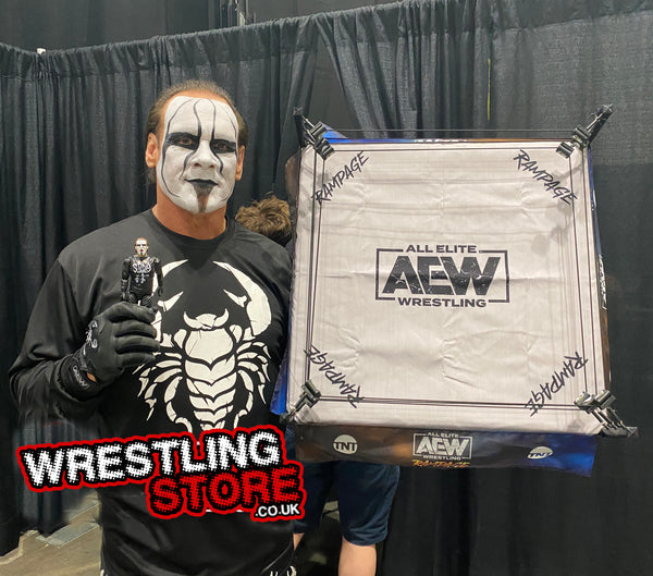 AEW Authentic "Rampage" Scale Ring Playset (w/ Exclusive Sting Figur