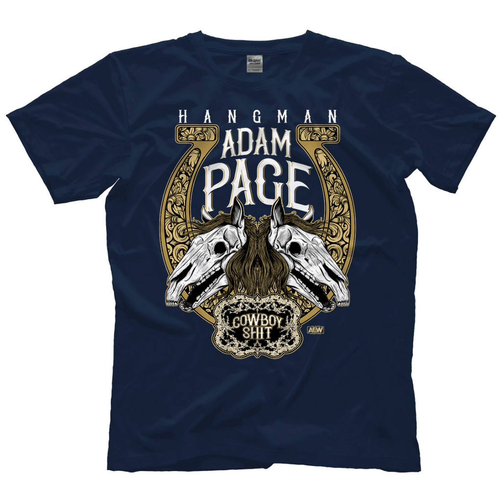 AEW - Hangman Adam Page "Golden Horseshoe" T-Shirt