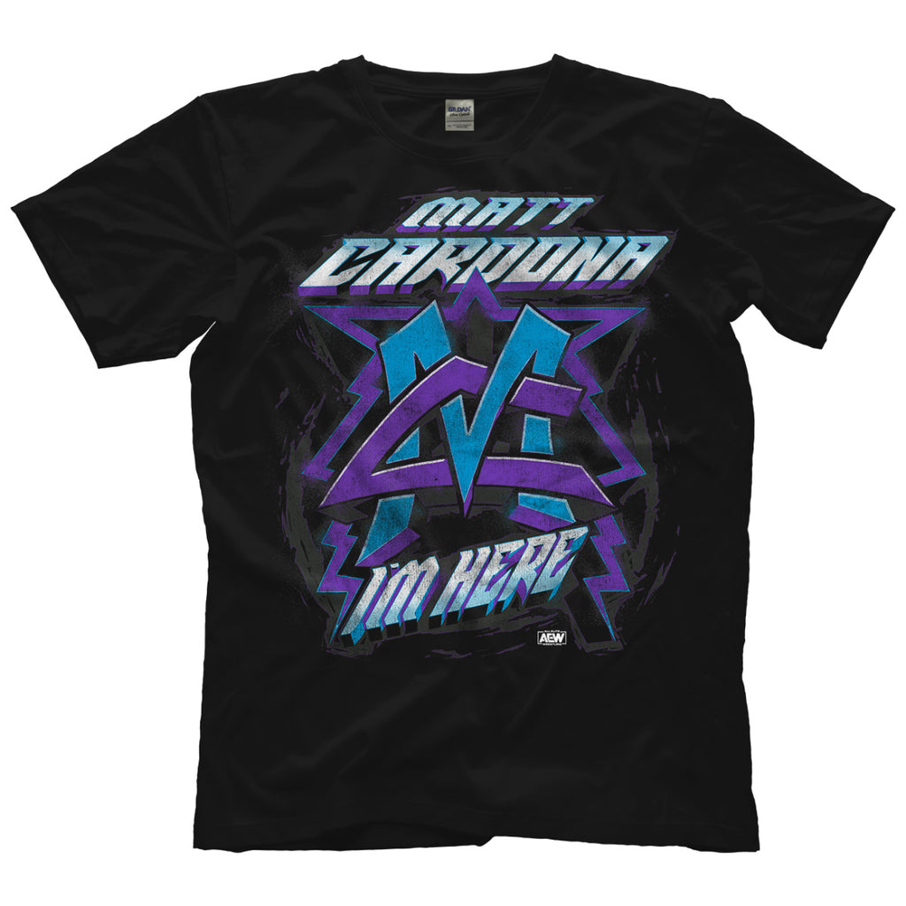 AEW - Matt Cardona "I'm Here" T-Shirt