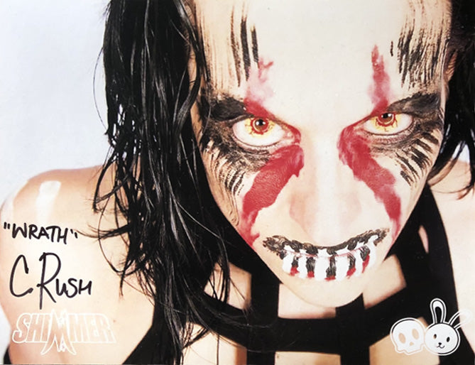 Demon Bunny - Courtney Rush "Wrath Facepaint" Signed 8x10