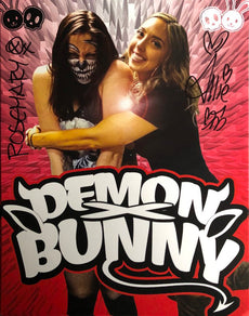Demon Bunny -  "WrestleCade 2019" Signed 8x10