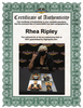 Highspots - Rhea Ripley "Brutality" Hand Signed 8x10 *inc COA*