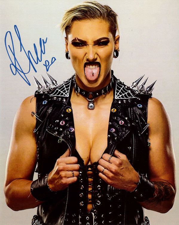 Highspots - Rhea Ripley "Tongue Out" Hand Signed 8x10 *inc COA*