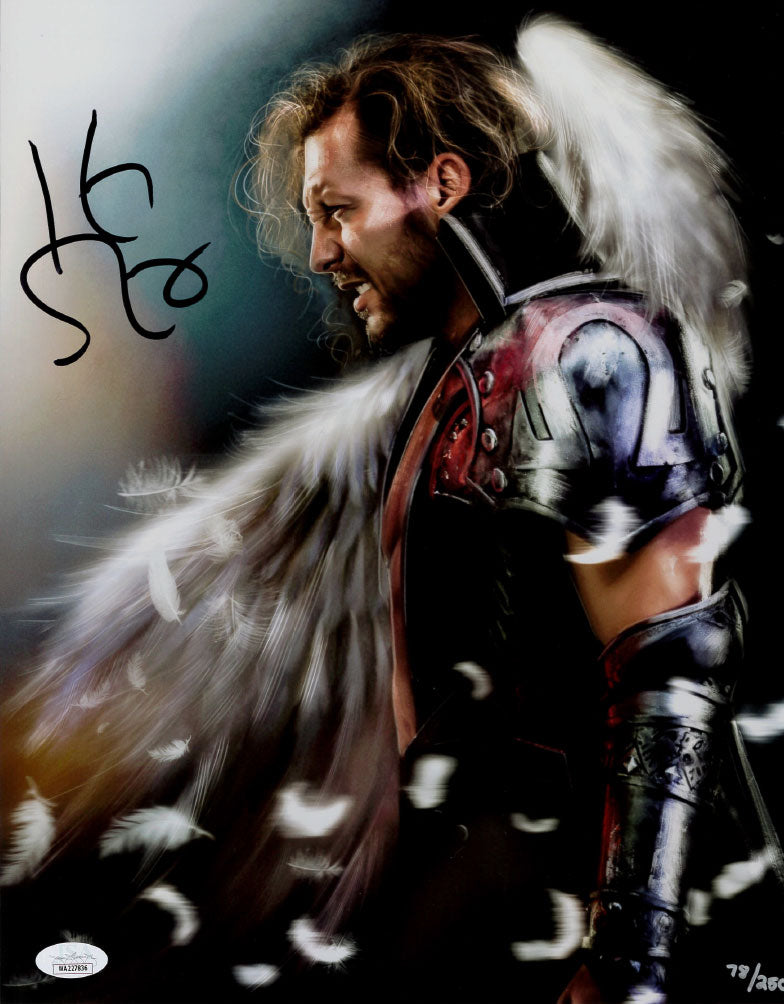 Highspots - Kenny Omega "Metallic Wings" Hand Signed 11x14 *inc COA*  #/250