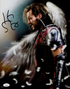 Highspots - Kenny Omega "Metallic Wings" Hand Signed 11x14 *inc COA*  #/250