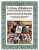 Highspots - Sammy Guevara & Tay Melo / Conti Dual Hand Signed 11x14 *inc COA*