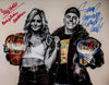 Highspots - Sammy Guevara & Tay Melo / Conti Dual Hand Signed 11x14 *inc COA*