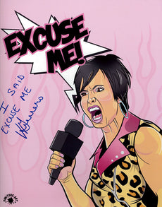 Highspots - Vickie Guererro "Excuse Me!" Hand Signed 11x14 *inc COA*