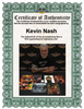 Highspots - Kevin Nash Hand Signed 11x17 Artwork *inc COA*