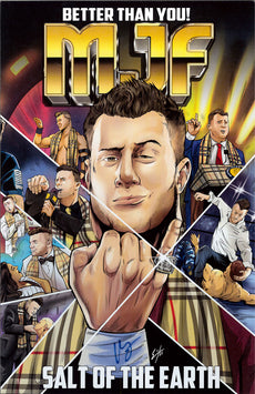 Highspots - MJF "Better Than You" Hand Signed 11x17 Artwork *inc COA*