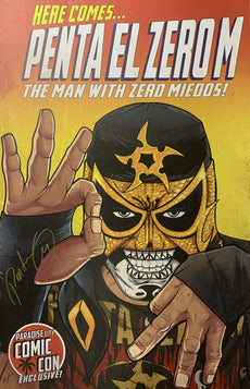 Highspots - Penta El Zero M "The Man with Zero Miedos" Signed 11x17 Artwork *inc COA*
