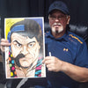 Highspots - Steiner Brothers "Face to Face" Comic Art Hand Signed 11x17 *Inc COA*