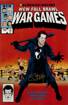 Highspots - Sting "War Games Comic" Hand Signed 11x17 *inc COA*
