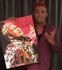 Rob Schamberger - Kazuchika Okada Hand Signed 24" x 18" Poster *inc COA*