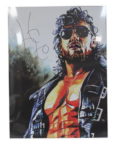Rob Schamberger - "The Cleaner" Kenny Omega Hand Signed 24" x 18" Poster *inc COA*