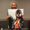 Rob Schamberger - "The Cleaner" Kenny Omega Hand Signed 24" x 18" Poster *inc COA*