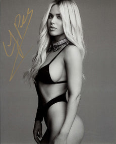 Highspots - CJ "Lana" Perry "Black & White Pose" Hand Signed 8x10 *inc COA*