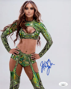 Highspots - Aliyah "Green Gear Pose" Hand Signed 8x10 *inc COA*